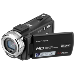 ORDRO HDR-V12 1080P Video Camera Camcorder