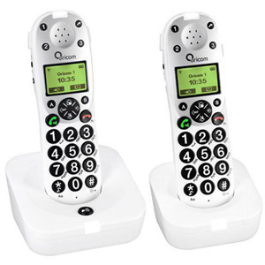 Oricom PRO610-2 Amplified Cordless Phone Dual Handset Bundle