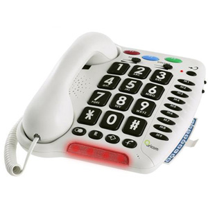 Oricom TP100WH Care100 Amplified Big Button Phone