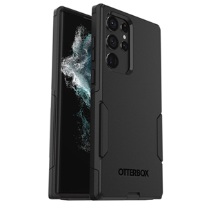 OtterBox Samsung Galaxy S22 Ultra Commuter Antimicrobial Case Black
