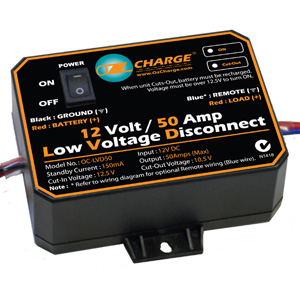OzCharge 12V 50A Amp Low Voltage Disconnect LVD OC-LVD50 Caravan OzCharge 12V 50A Amp Low Voltage Disconnect LVD OC-LVD50 Caravan
