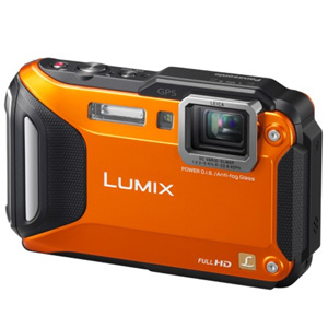Panasonic Lumix DMC-FT6 Digital Camera 16MP 4.6x Zoom (Orange)