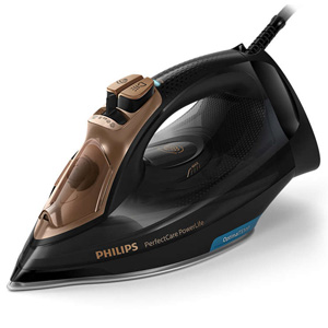 Philips GC3929/64 PerfectCare PowerLife Garment Steam Iron Black/Gold Philips GC3929/64 PerfectCare PowerLife Garment Steam Iron Black/Gold