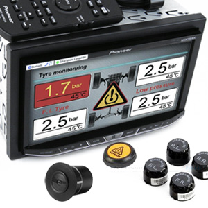 Pioneer AVH-X8650BT + Steelmate TP-05E + Strike Reverse Camera