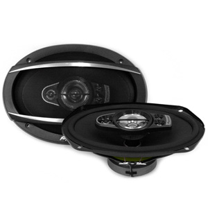 Pioneer TS-A6970F 6x9" 5-Way 600W Peak 4-Ohms Coaxial Car Speakers