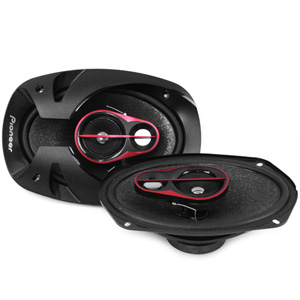 Pioneer TS-R6950S 6x9" 300W Shallow Mount 3-Way Coaxial Speakers