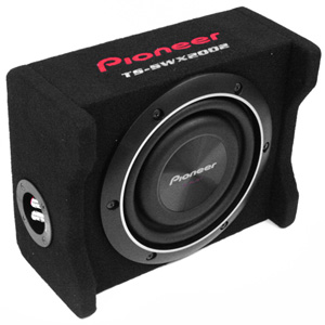 Pioneer TS-SWX2002 8" Shallow Loaded Sealed Subwoofer Enclosure Pioneer TS-SWX2002 8" Shallow Loaded Sealed Subwoofer Enclosure