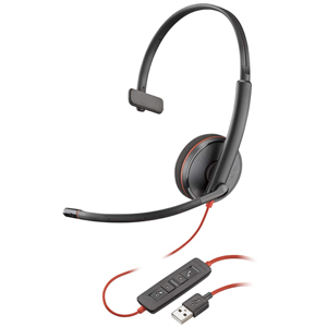 Plantronics Blackwire 3200 Series Corded UC Headset 209744-101