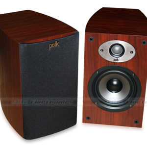 Polk Audio TSX100B Bookshelf Speaker TSx 100B (Cherry, Pair)