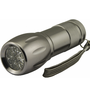 Powercell PCLED01 LED 9 LED Aluminium Water Resistant Torch