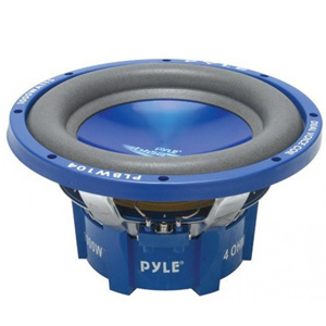 Pyle PLBW84 8" Blue/Chrome DVC Subwoofer Pyle PLBW84 8" Blue/Chrome DVC Subwoofer