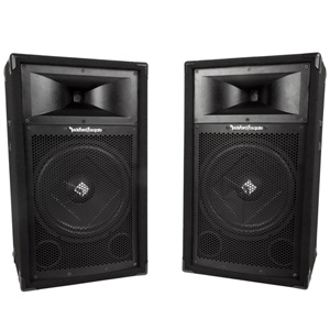 Rockford Fosgate RFDJ1 12" 2-Way Passive Loud Speaker (Pair) Rockford Fosgate RFDJ1 12" 2-Way Passive Loud Speaker (Pair)