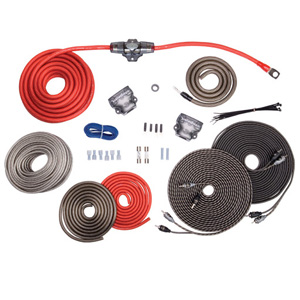Rockford Fosgate RFK4D 4 AWG Dual Amp Wiring Kit Rockford Fosgate RFK4D 4 AWG Dual Amp Wiring Kit