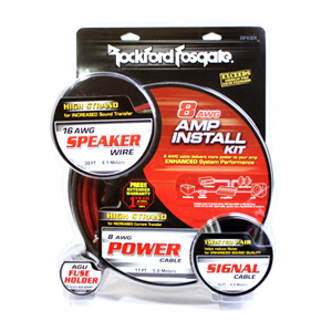 Rockford Fosgate RFK8X 8 AWG Amp Wiring Kit Rockford Fosgate RFK8X 8 AWG Amp Wiring Kit