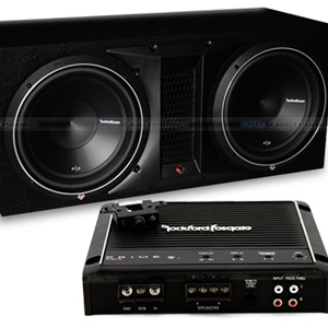 Rockford Fosgate Subwoofer + Amplifier Combo Rockford Fosgate Subwoofer + Amplifier Combo