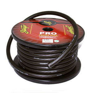 Stinger 1/0 Gauge Black Power Wire SPW10TB