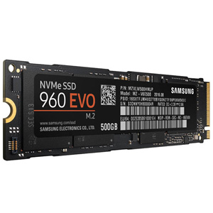 Samsung 960 EVO Series NVMe M.2 250GB / 500GB / 1TB SSD Drive