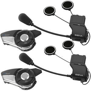 Sena 20S EVO Dual Headset Motorcycle Bluetooth Comms Intercom