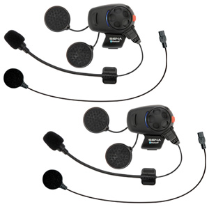 Sena SMH5D-UNIV Dual Pack Bluetooth Intercom w/ Universal Mic Sena SMH5D-UNIV Dual Pack Bluetooth Intercom w/ Universal Mic