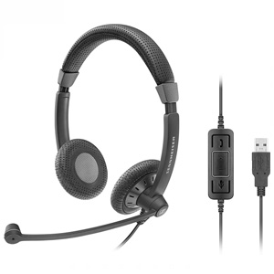 EPOS | Sennheiser IMPACT SC70 USB Headset Double Sided Corded Headset