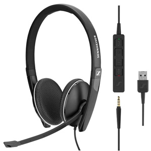 EPOS | Sennheiser SC 165 USB Wired Binaural UC Headset USB & 3.5m