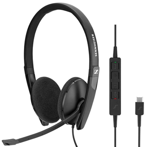 EPOS | Sennheiser SC160USB-C Wired Binaural USB-C On-Ear Headset
