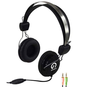 Shintaro Stereo Headset w/ Inline Microphone Dual 3.5mm Jack Shintaro Stereo Headset w/ Inline Microphone Dual 3.5mm Jack