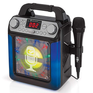 Singing Machine Groove Mini Bluetooth Karaoke System SML650BK
