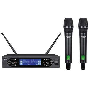 Sonken WM4000D UHF Dual Channel Professional Wireless Microphone Kit