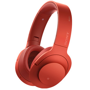 Sony MDR-100ABN Wireless Noise Cancelling Stereo Headset (Red)