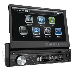 Soundstream VIR7830B In-Dash DVD CD Bluetooth 7" Flip-Up Screen Soundstream VIR7830B In-Dash DVD CD Bluetooth 7" Flip-Up Screen