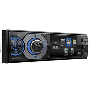SoundStream VR-345B Bluetooth 3.4" LCD Screen DVD Receiver