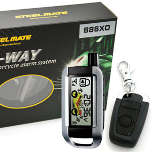 Steelmate 886XO 2-Way Motorcycle Security Alarm System