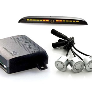 Steelmate PTS400M8 Parking Assist 4 Sensor System Silver Steelmate PTS400M8 Parking Assist 4 Sensor System Silver