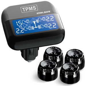 Steelmate TP-03S Wireless DIY 4WD 75PSI TPMS w/ LCD Display