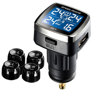 Steelmate TP-77 Wireless DIY TPMS 4WD w/ USB Steelmate TP-77 Wireless DIY TPMS 4WD w/ USB