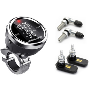 Steelmate TP-91I Motorcycle TPMS Internal Sensors w/ Visual Disp Steelmate TP-91I Motorcycle TPMS Internal Sensors w/ Visual Disp