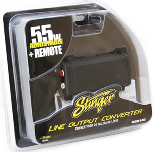 Stinger SGN141 55W Line Output Converter w/ Adjustable Remote Stinger SGN141 55W Line Output Converter w/ Adjustable Remote