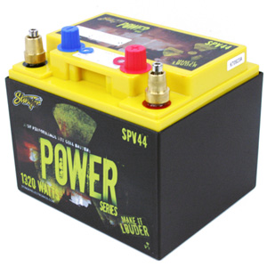 Stinger SPV44 660 AMP Power Series Dry Cell Battery w Steel Case