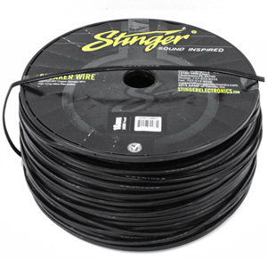 Stinger SPW518BK1 PRO Series 18 Gauge Speaker Wire P/M (Black) Stinger SPW518BK1 PRO Series 18 Gauge Speaker Wire P/M (Black)