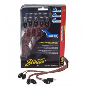 Stinger SI4612 6-Channel RCA Audio Signal Cable Stinger SI4612 6-Channel RCA Audio Signal Cable