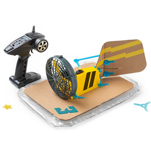Strawbees Hovercraft Kit STEAM Toy High Speed Vehicle SB-019