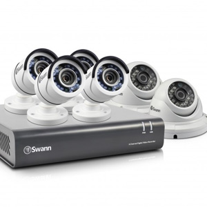 Swann DVR8-4550 8-Channel Home Security System with 6 Cameras