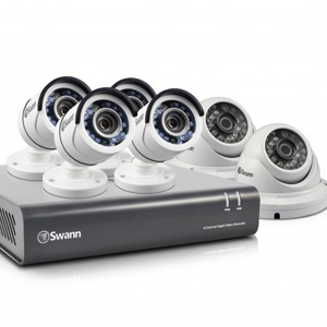 Swann DVR8-4550 8-Channel Home Security System with 6 Cameras Swann DVR8-4550 8-Channel Home Security System with 6 Cameras