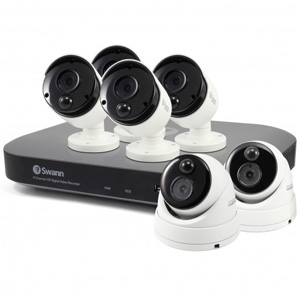 Swann DVR8-4780 8-CH 2TB DVR 6 x 3MP Thermal Cameras CCTV System