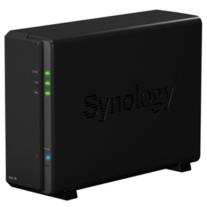 Synology DS116 DiskStation Dual Core 1.8 GHz 1 GB RAM 1 Bay NAS