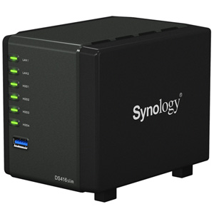 Synology DiskStation DS416Slim 4-Bay 2.5" Dual Core 1.0GHz NAS