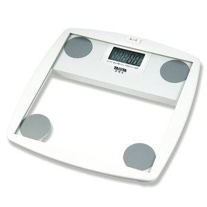 Tanita HD-355 150kg Capacity Safety Glass White Digital Bathroom Scale