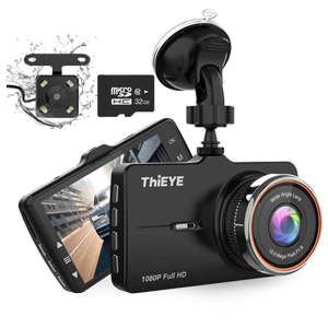 Thieye Carbox 5R 32GB 1080P Front & 720P Rear 3.2" Screen Dash Camera