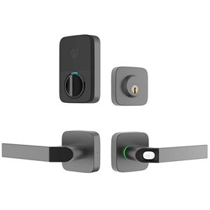 Ultraloq Combo Bluetooth Fingerprint & Key Fob Smart Lock Black